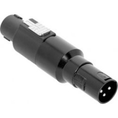adaptateur-xlr3 male-speakon male