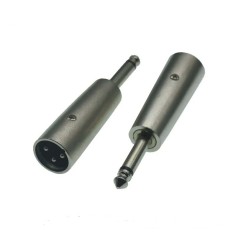 adaptateur-xlr3 male-jack 6.35 mono male