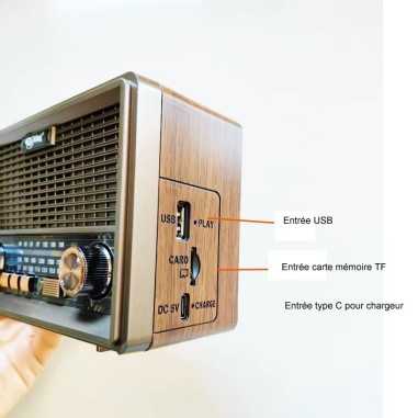 RECEPTEUR RADIO VINTAGE AUTONOME